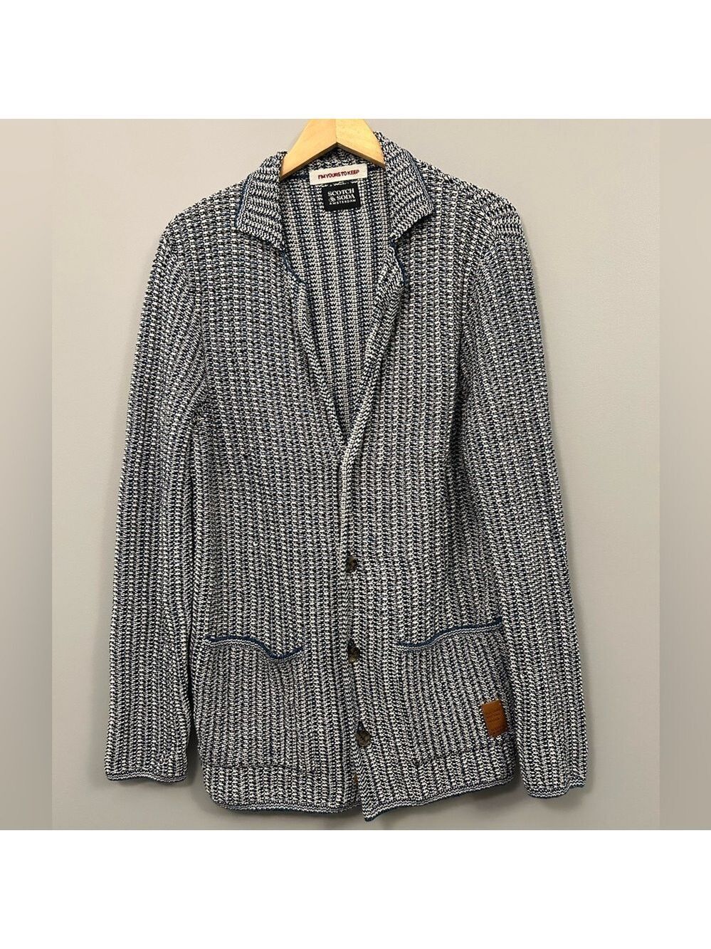 Scotch & Soda Knit Blazer Medium